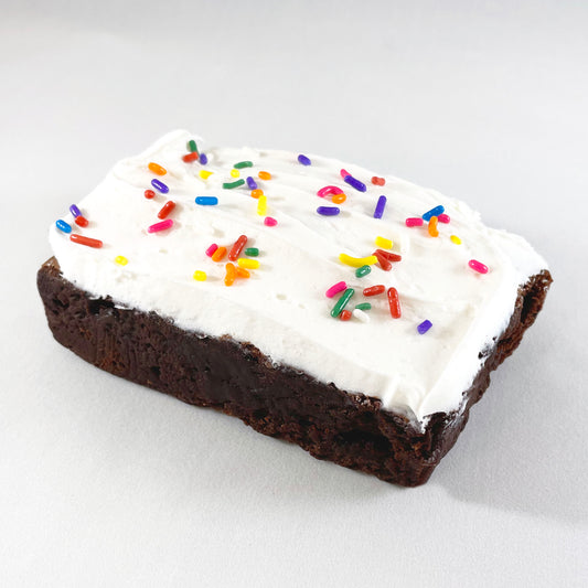 Vanilla Frosted Brownie