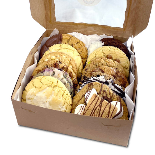 Box of Dozen 5oz Cookies - Gourmet Flavors