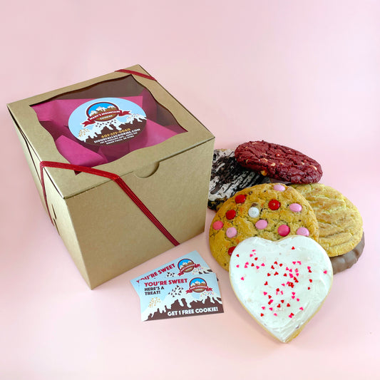 Love Notes Box - 6 5oz Cookies with 2 FREE Cookie Cards
